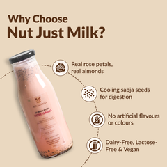 Almond Milk Rose Sabja