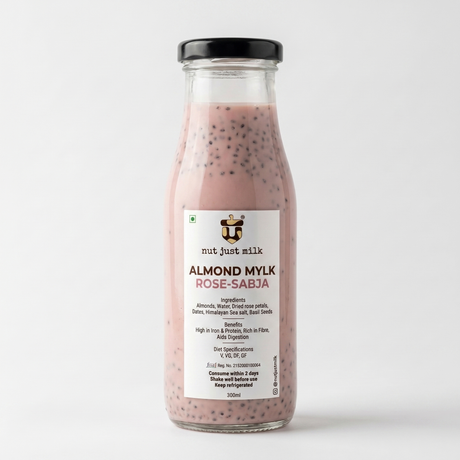 Almond Milk Rose Sabja