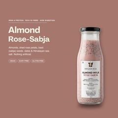 Almond Milk Rose Sabja