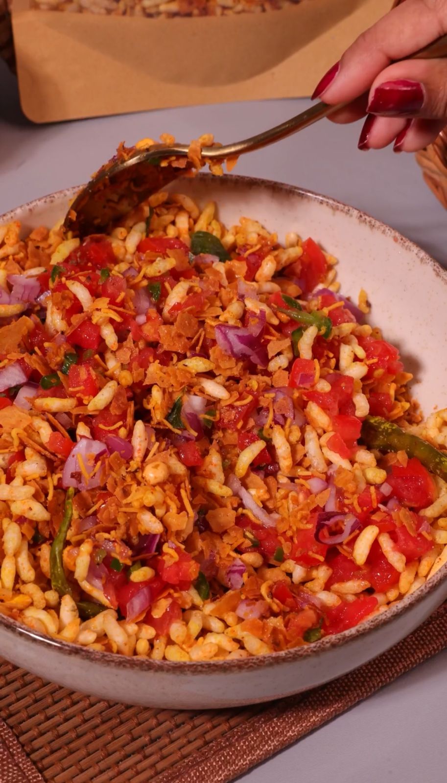 2-Minute Chivda Bhel Recipe