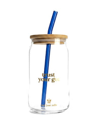 Trust Your Gut Glass Tumbler