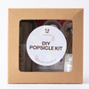 The NJM DIY Popsicle Kit box being opened