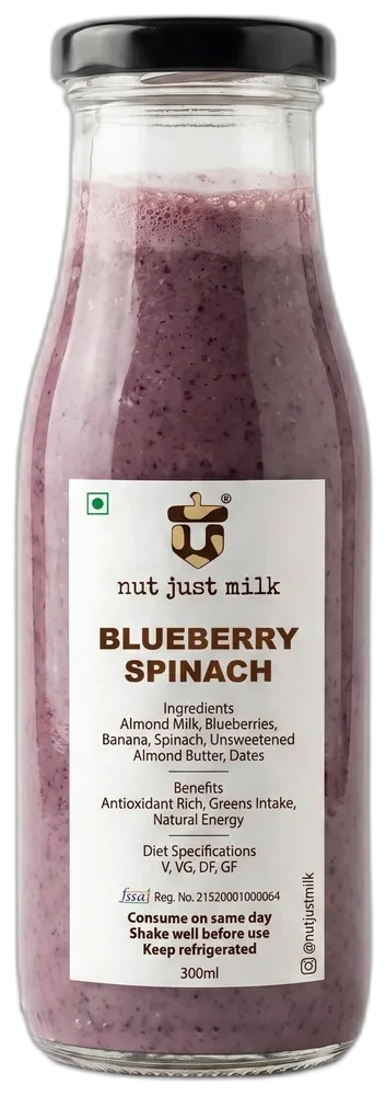 Blueberry spinach smoothie