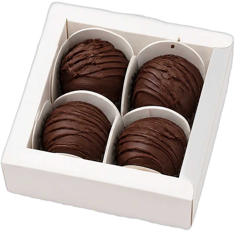 Protein Dark Chocolate Bonbons — box of 4